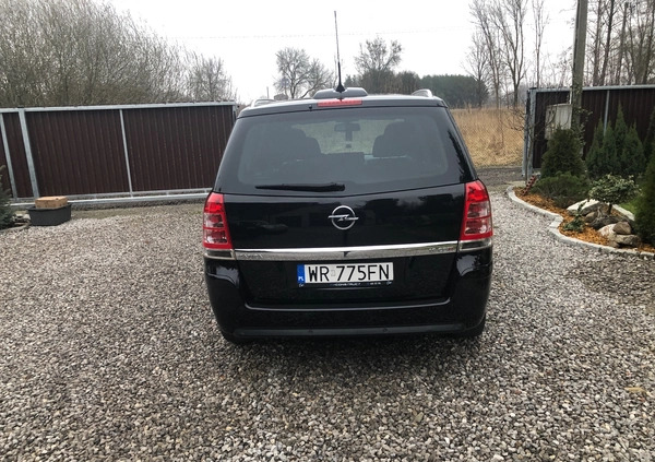 Opel Zafira cena 23900 przebieg: 205000, rok produkcji 2009 z Radom małe 379